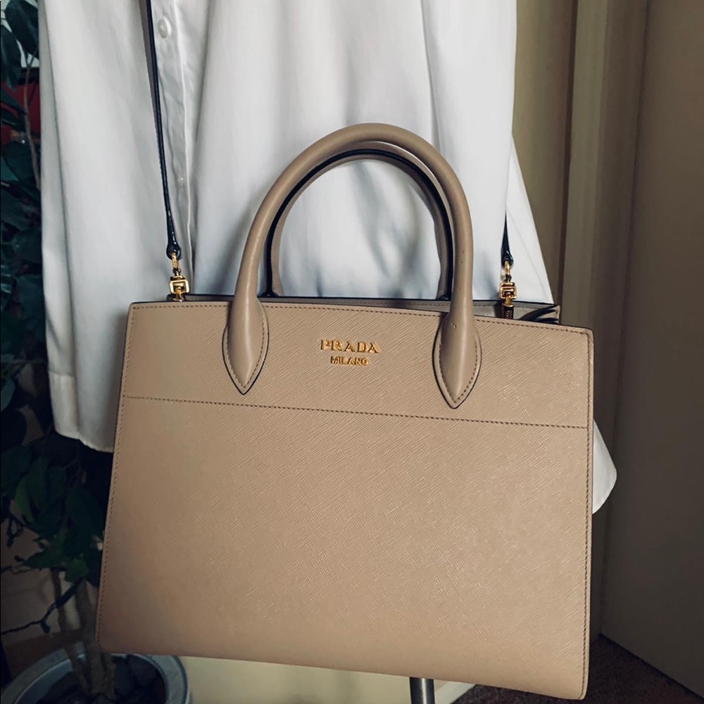 PRADA Bibliotheque Tote - Picture 4 of 16